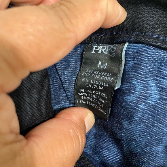 PRPS PRPS womens jean overalls Size M size m color black - Picture 12 of 16